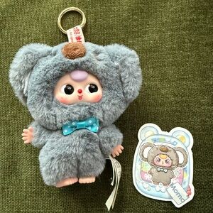 Baby Three Mini Animal World Koala “Momo” new with card and box.